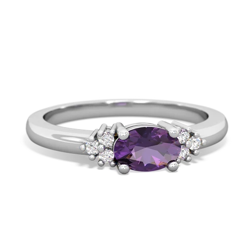 amethyst petite ring