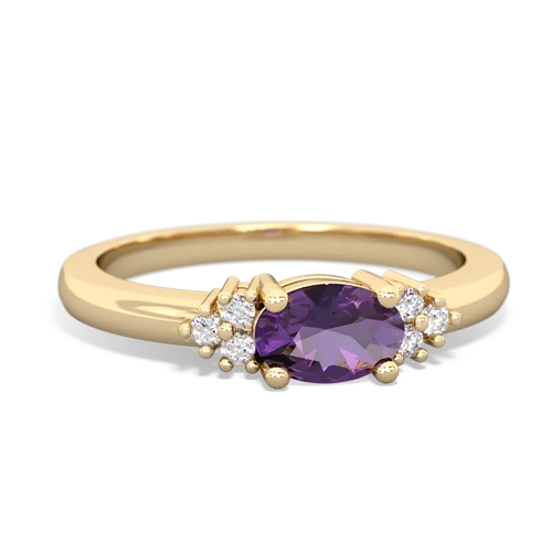 amethyst petite ring