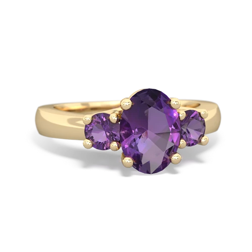 amethyst timeless ring