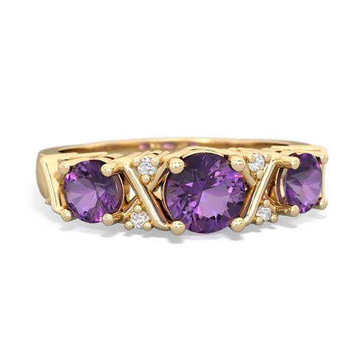 amethyst timeless ring