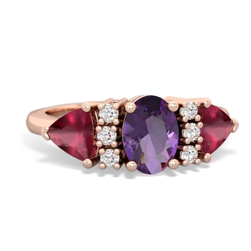 amethyst-ruby timeless ring