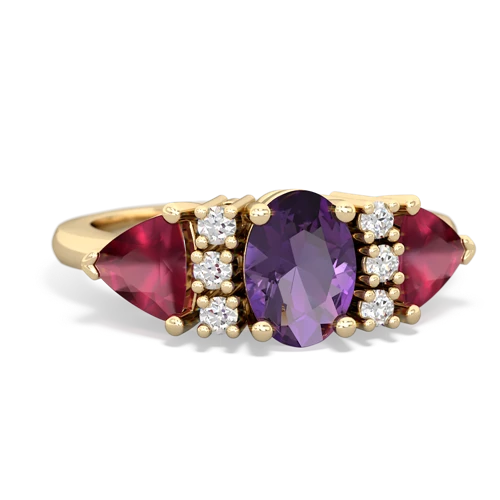 amethyst-ruby timeless ring