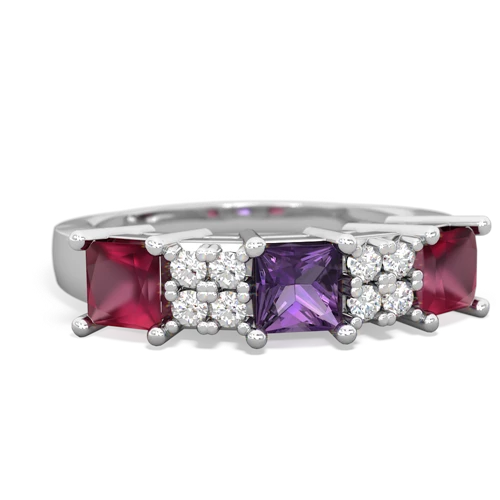 amethyst-ruby timeless ring