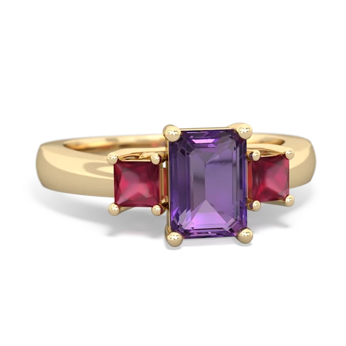 amethyst-ruby timeless ring