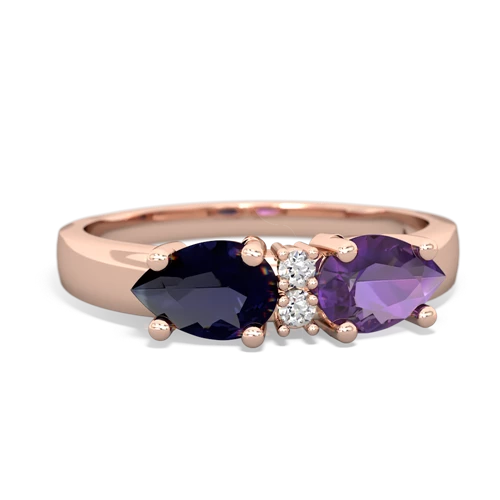 amethyst-sapphire timeless ring