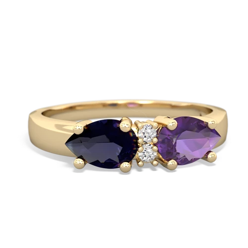 amethyst-sapphire timeless ring