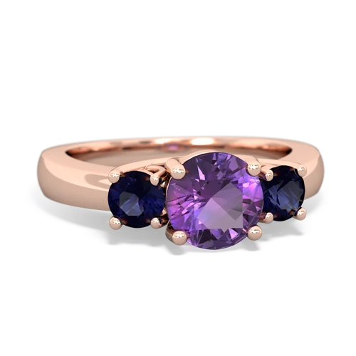 amethyst-sapphire timeless ring