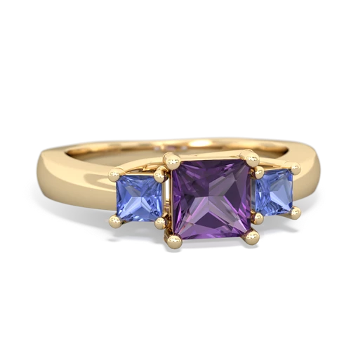 amethyst-tanzanite timeless ring