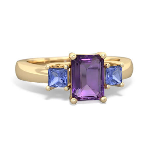 amethyst-tanzanite timeless ring