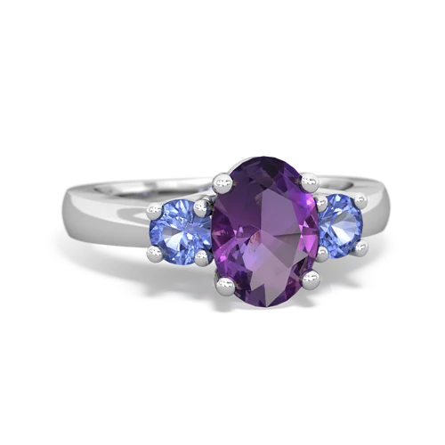 amethyst-tanzanite timeless ring