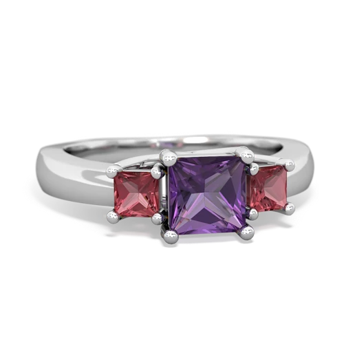 amethyst-tourmaline timeless ring