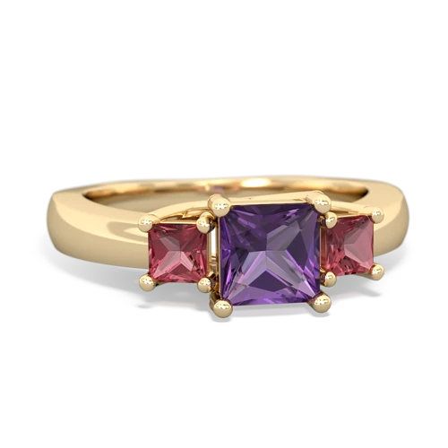 amethyst-tourmaline timeless ring