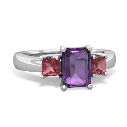 amethyst-tourmaline timeless ring