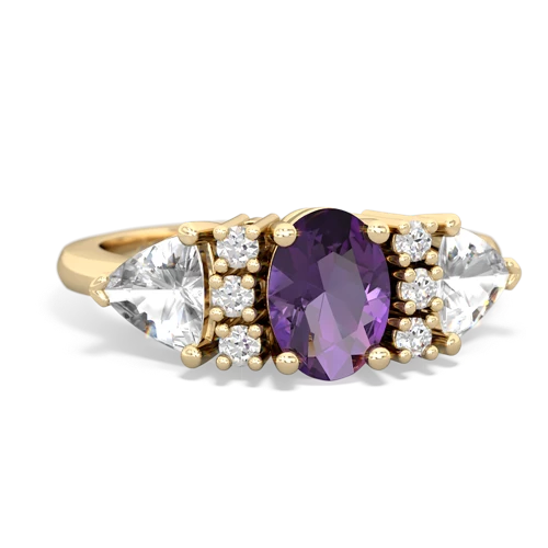 amethyst-white topaz timeless ring