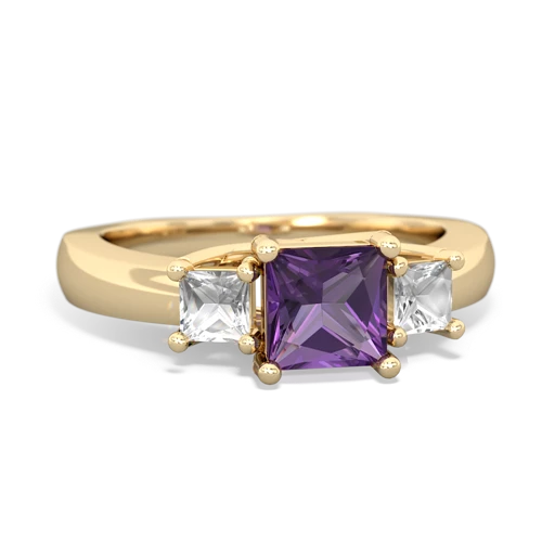 amethyst-white topaz timeless ring