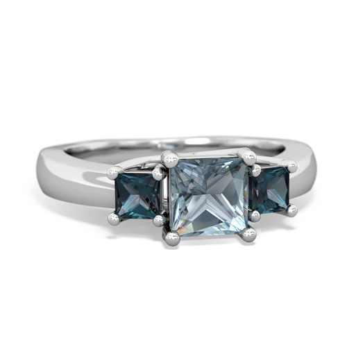 aquamarine-alexandrite timeless ring