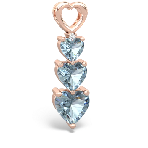 opal-smoky quartz three stone pendant