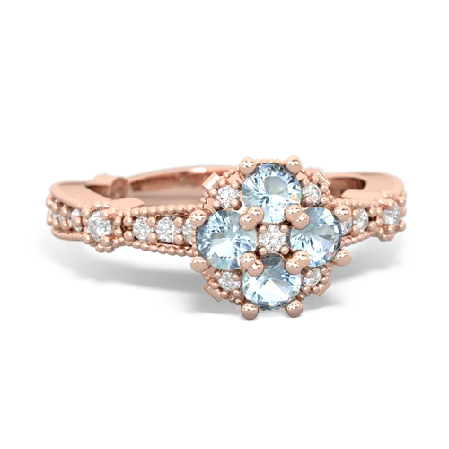 aquamarine-aquamarine art deco engagement ring