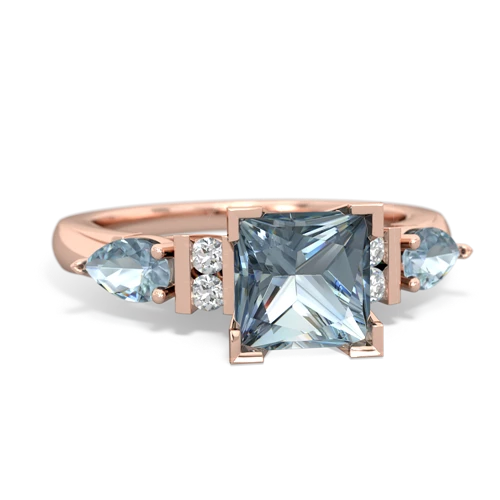 aquamarine-aquamarine engagement ring