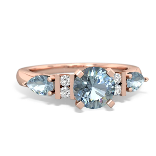 opal-white topaz engagement ring