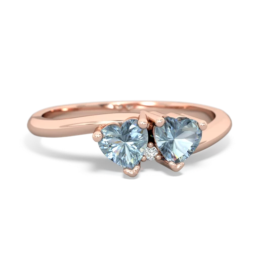 aquamarine-aquamarine sweethearts promise ring