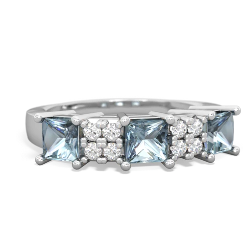 lab sapphire-blue topaz timeless ring