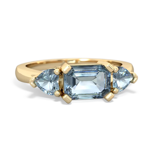 blue topaz-white topaz timeless ring