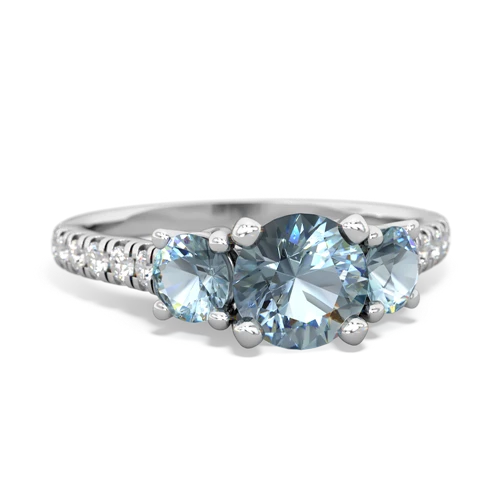 tourmaline-emerald trellis pave ring