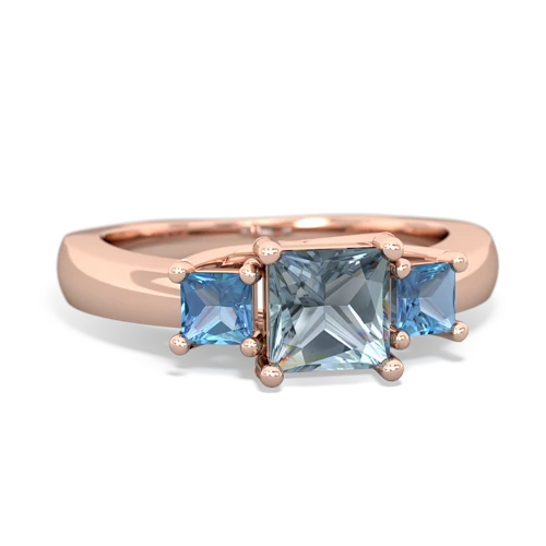 aquamarine-blue topaz timeless ring