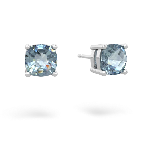 aquamarine stud earrings