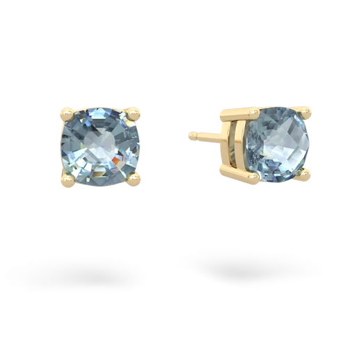 aquamarine stud earrings