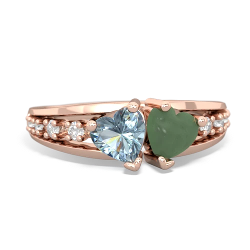 aquamarine-jade modern ring