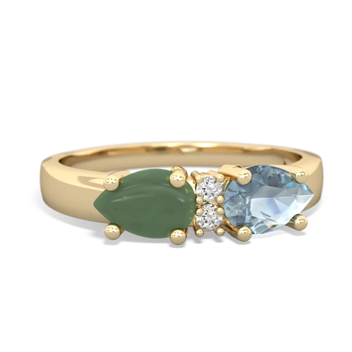 aquamarine-jade timeless ring