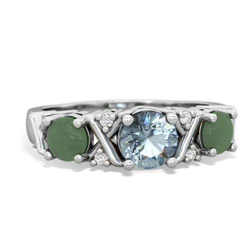 aquamarine-jade timeless ring