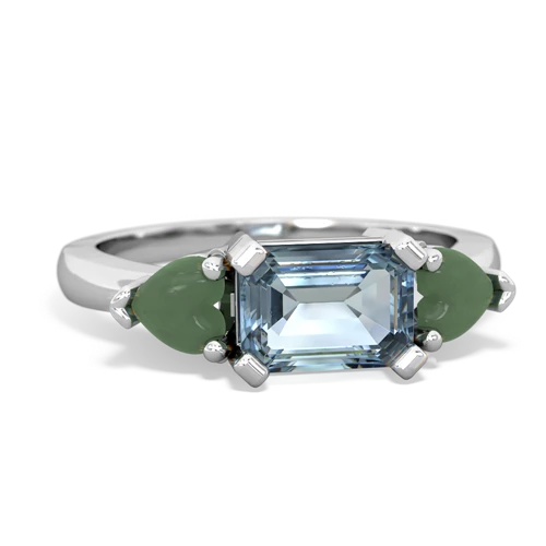 aquamarine-jade timeless ring