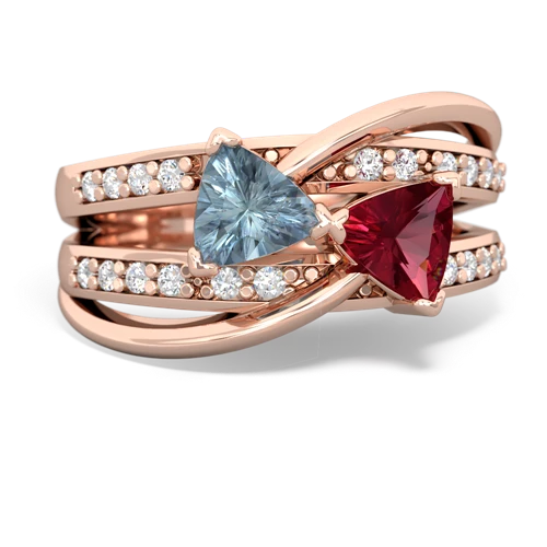 aquamarine-lab ruby couture ring