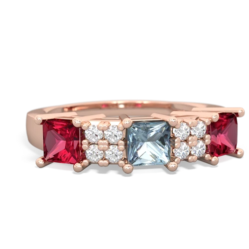 aquamarine-lab ruby timeless ring