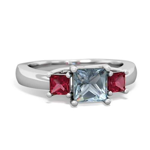 aquamarine-lab ruby timeless ring