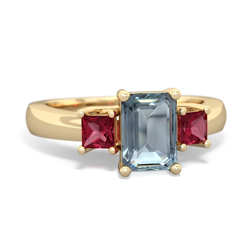 aquamarine-lab ruby timeless ring