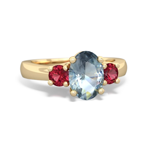 aquamarine-lab ruby timeless ring