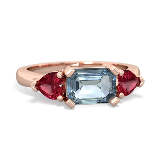 aquamarine-lab ruby timeless ring