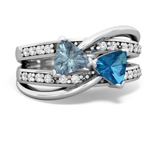 aquamarine-london topaz couture ring