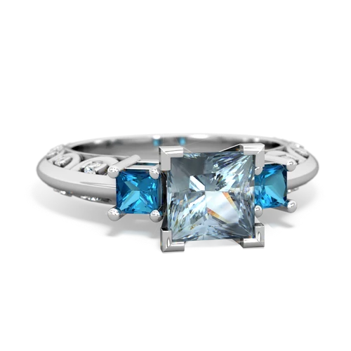 aquamarine-london topaz engagement ring