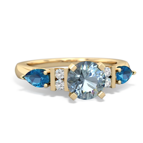 aquamarine-london topaz engagement ring