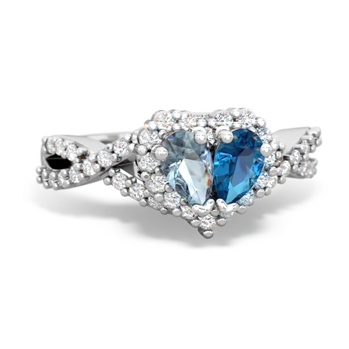 aquamarine-london topaz engagement ring