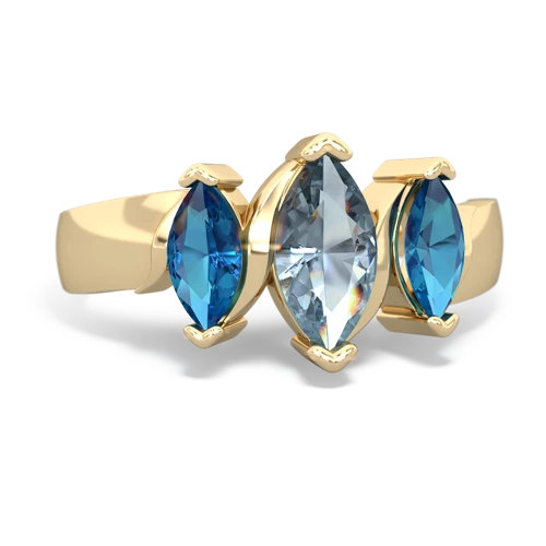 aquamarine-london topaz keepsake ring