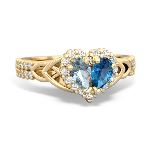 aquamarine-london topaz keepsake engagement ring