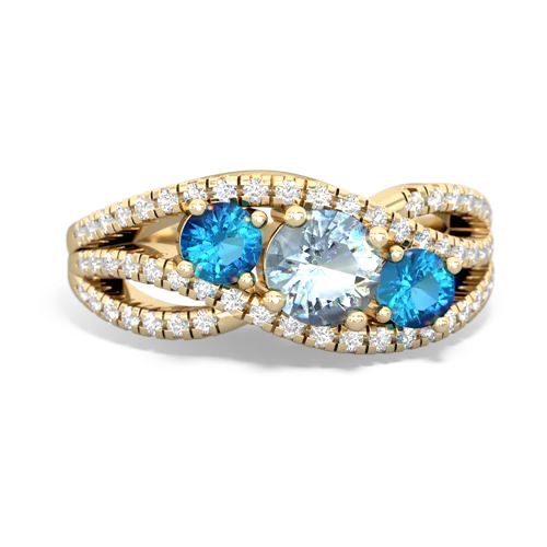 aquamarine-london topaz three stone pave ring