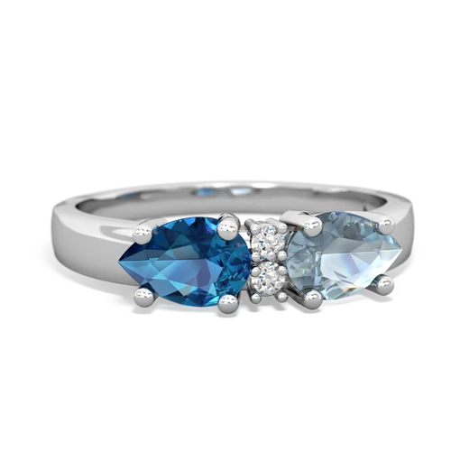 aquamarine-london topaz timeless ring