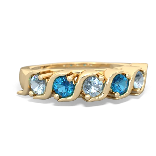 aquamarine-london topaz timeless ring